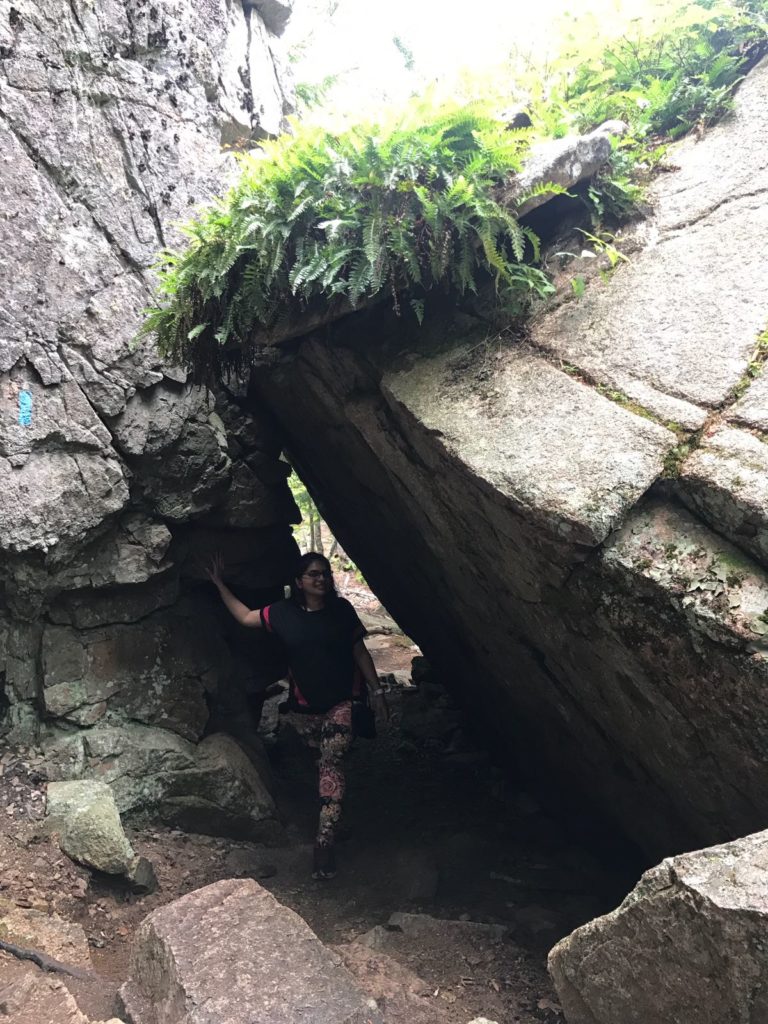 hiking at acadia national park